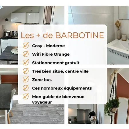 Apartment La Barbotine - Cosy - Centre Bourg-en-Bresse